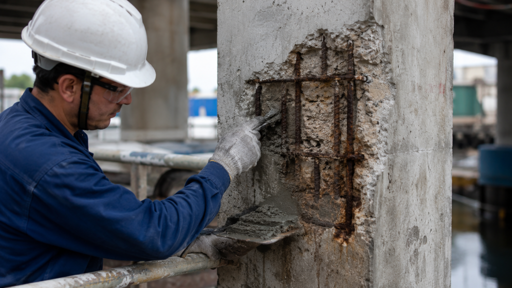 Reforço Estrutural para Carbonatação e Corrosão no Concreto
